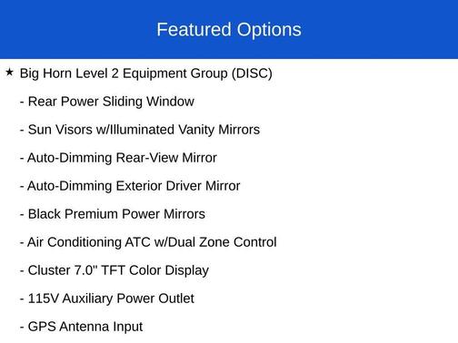2023 RAM 1500 Big Horn