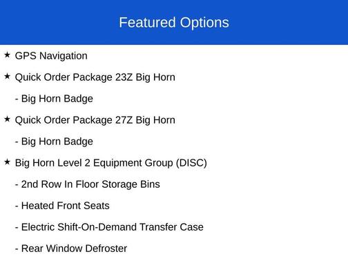 2023 RAM 1500 Big Horn
