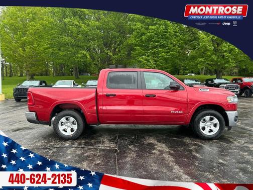 Molten Red Pearlcoat 2026 RAM 1500 Big Horn/Lone Star