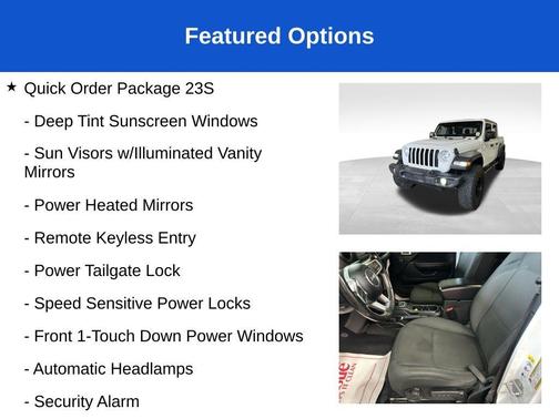 Bright White Clearcoat 2020 Jeep Gladiator Sport
