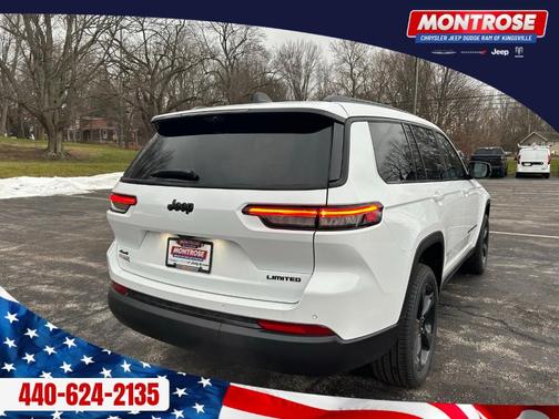 Bright White Clearcoat 2025 Jeep Grand Cherokee L Limited