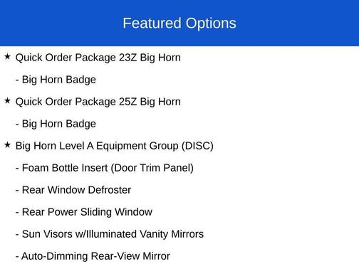 2022 RAM 1500 Big Horn