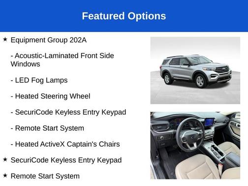 Silver Metallic 2023 Ford Explorer XLT