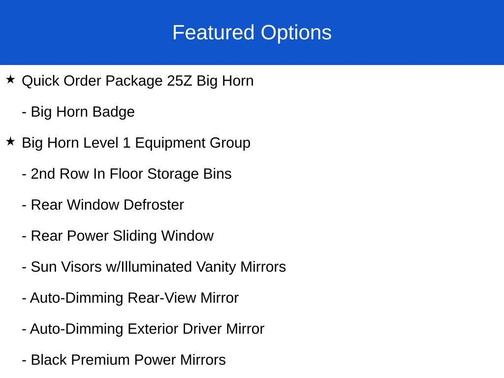 2022 RAM 1500 Big Horn