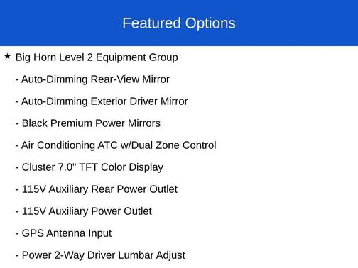 2022 RAM 1500 Big Horn