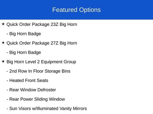 2022 RAM 1500 Big Horn