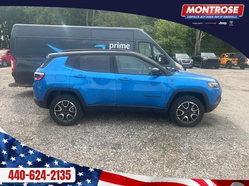 Hydro Blue Pearlcoat 2026 Jeep Compass Trailhawk