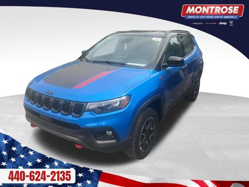 Hydro Blue Pearlcoat 2026 Jeep Compass Trailhawk