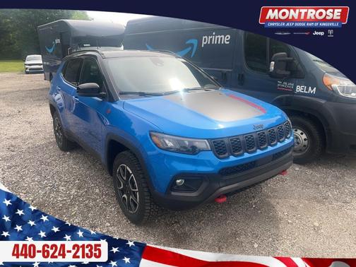 Hydro Blue Pearlcoat 2026 Jeep Compass Trailhawk