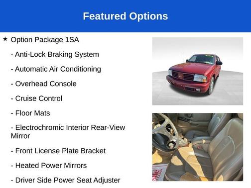 1999 Oldsmobile Bravada Base