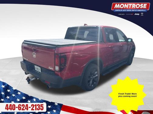 Maroon 2021 Honda Ridgeline Sport