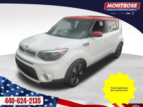 White / Red 2017 Kia Soul +