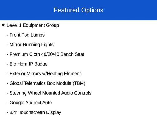 2024 RAM 2500 Big Horn