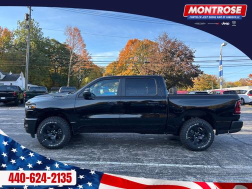 Diamond Black Crystal Pearlcoat 2027 RAM 1500 Warlock
