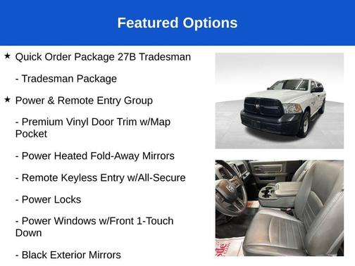 Bright White Clearcoat 2019 RAM 1500 Classic Tradesman