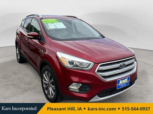 Red 2017 Ford Escape Titanium