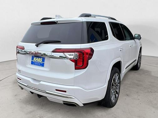 White Frost Tricoat 2021 GMC Acadia Denali