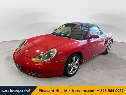 Red 2002 Porsche Boxster