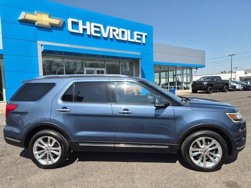 BLUE METALLIC 2018 Ford Explorer Limited