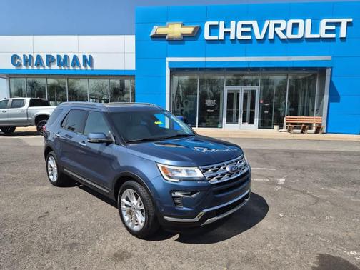 BLUE METALLIC 2018 Ford Explorer Limited
