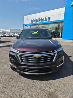Black Cherry Metallic 2023 Chevrolet Traverse LT Cloth