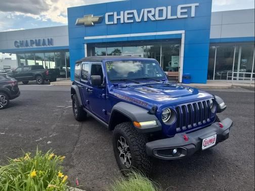 Ocean Blue Metallic Clearcoat 2020 Jeep Wrangler Unlimited Rubicon
