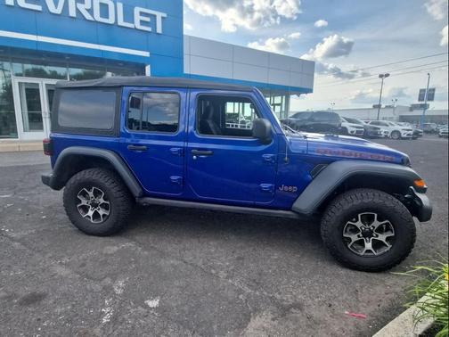 Ocean Blue Metallic Clearcoat 2020 Jeep Wrangler Unlimited Rubicon