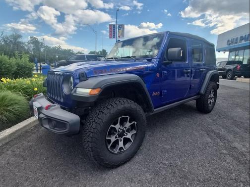 Ocean Blue Metallic Clearcoat 2020 Jeep Wrangler Unlimited Rubicon
