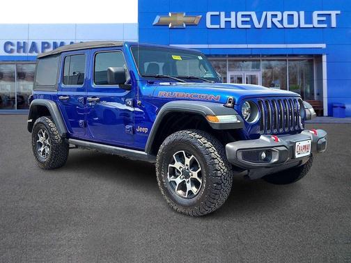 Ocean Blue Metallic Clearcoat 2020 Jeep Wrangler Unlimited Rubicon