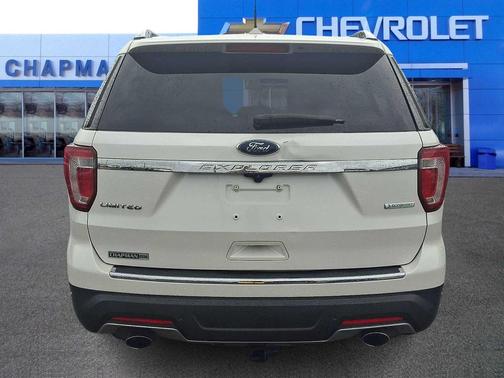 White Platinum Metallic Tri-Coat 2018 Ford Explorer Limited