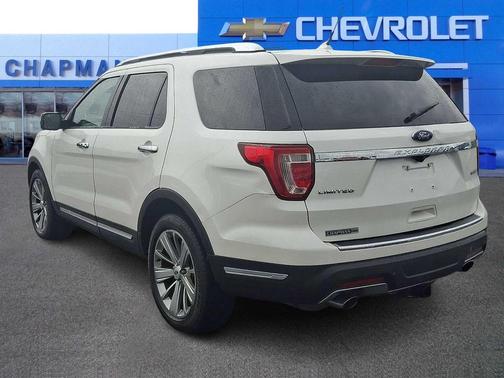 White Platinum Metallic Tri-Coat 2018 Ford Explorer Limited