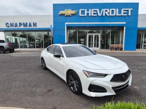 Platinum White Pearl 2023 Acura TLX A-Spec