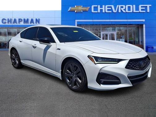 Platinum White Pearl 2023 Acura TLX A-Spec