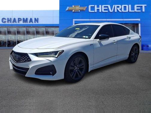 Platinum White Pearl 2023 Acura TLX A-Spec