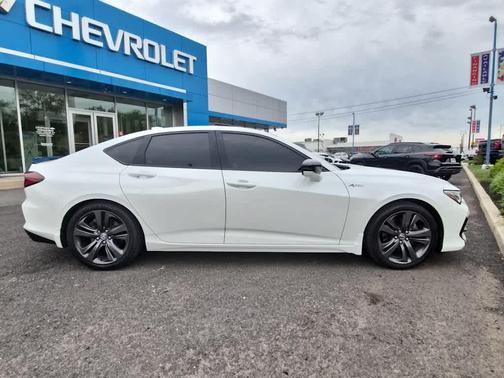 Platinum White Pearl 2023 Acura TLX A-Spec
