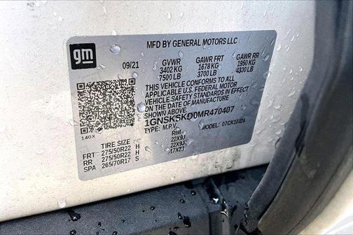 2021 Chevrolet Tahoe Premier