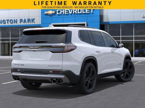 Glacier White Tricoat 2026 GMC Acadia Elevation AWD