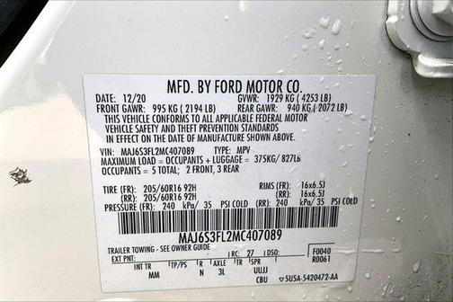 2021 Ford EcoSport S