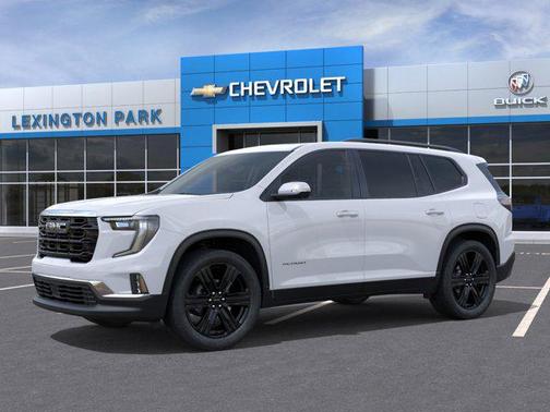 Glacier White Tricoat 2026 GMC Acadia Elevation AWD
