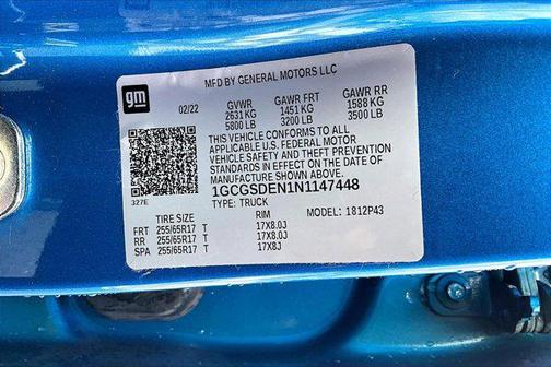 2022 Chevrolet Colorado Z71