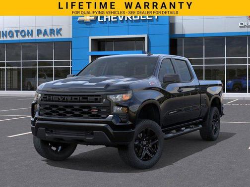 Black 2026 Chevrolet Silverado 1500 Custom Trail Boss