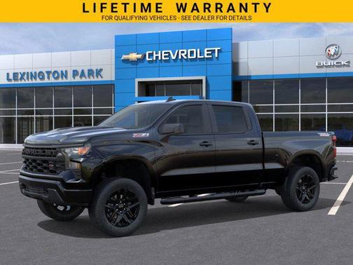 Black 2026 Chevrolet Silverado 1500 Custom Trail Boss