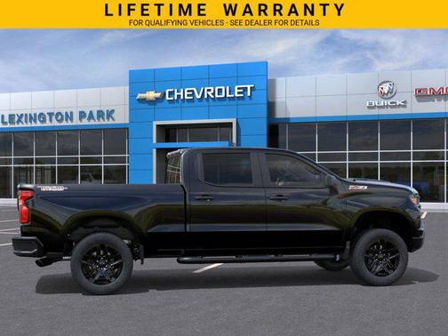 Black 2026 Chevrolet Silverado 1500 Custom Trail Boss