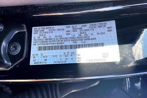 2017 Ford F-150 Lariat