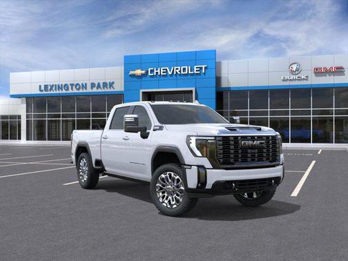 Glacier White Tricoat 2026 GMC Sierra 2500 Denali Ultimate