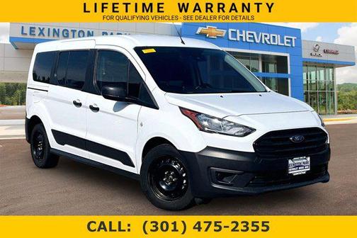 Frozen White 2022 Ford Transit Connect XL Passenger Wagon