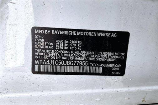 2018 BMW 430 Gran Coupe i