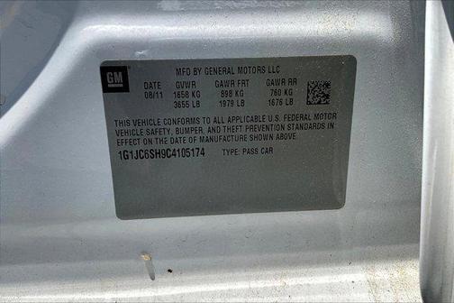 2012 Chevrolet Sonic 2LT