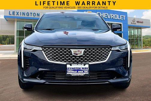 Midnight Sky Metallic 2025 Cadillac CT4 Premium Luxury RWD