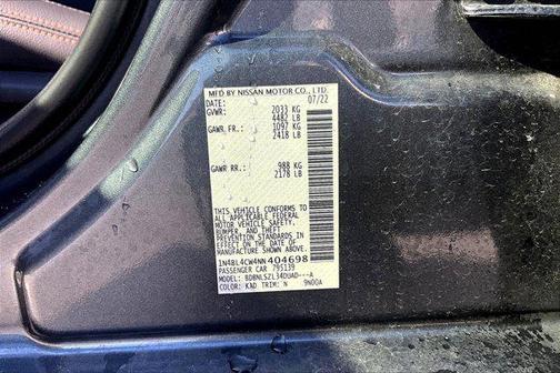 2022 Nissan Altima SR Intelligent AWD